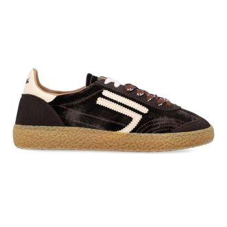 Puraai Schoenen, Dames, Bruin, 40 EU, Su&egrave;de, 6.01 XS Fluwelen Sneakers