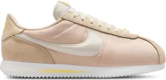 Nike Cortez FL1 Q0353126 Sneakers Womens Alabaster Soft Yellow Shoes SHOP619