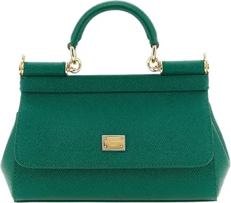 Dolce & Gabbana Green Sicily Mini Satchel