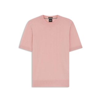 BOSS Knitted sweater in virgin wool