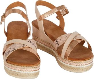 Good for the Sole Womens/Ladies Amber Wide Wedge Sandals (4 UK) (Blush)