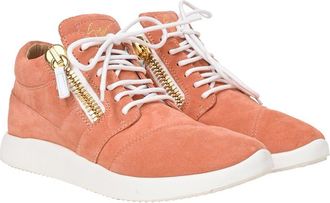 Giuseppe Zanotti Womens Suede Lace-Up High-Top Sneaker (Authentic Pre-Loved)