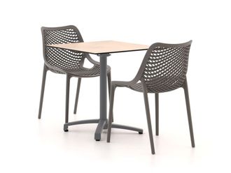 Forza Furniture Forza Ripi/Canzo 70cm dining tuinset 3-delig stapelbaar inklapbaar