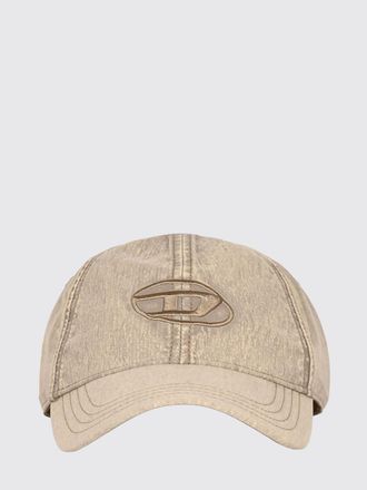Diesel Cappello da baseball in nylon riciclato con logo Oval D ricamato