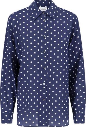 P.A.R.O.S.H. Polka Dot Shirt - Blue
