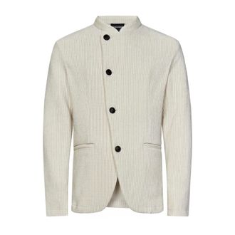 Armani Jassen, Heren, Wit, L, Corduroy Jacket