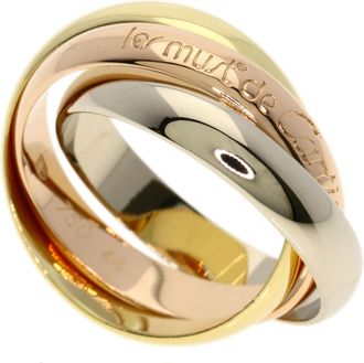 Cartier Yellow Gold (18K) Pink Gold (18K) White Gold (18K) Band Ring (Pre-Owned)