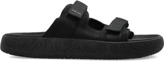 Veja Arpoador Suede Slides - Heren - Sandalen - Zwart - 37 EU - Leer - Schoenen