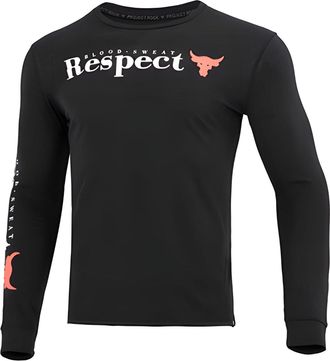 Under Armour Project Rock Respect Long Sleeve T-shirt Black 1373761-001