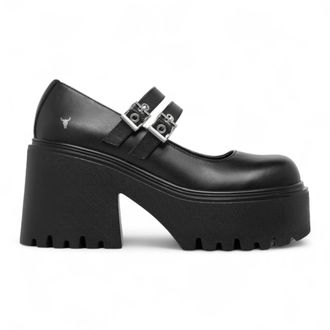 Windsor Smith Leather Boots Chunky Platform Heel Buckle Shoes