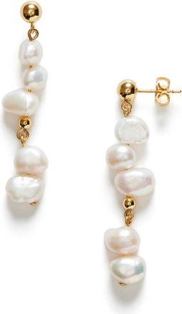 Anni Lu Pareldrop Oorbellen - Dames - Oorbellen - Geel - ONE Size - Accessoires