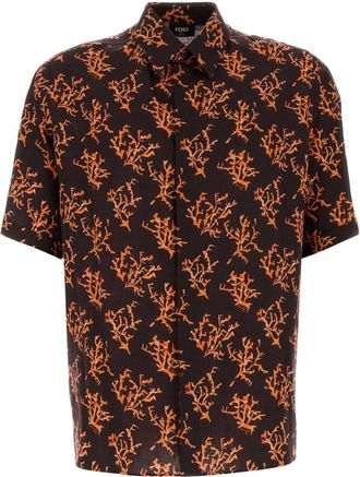 Fendi Printed Linen Shirt