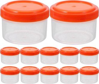 OEM Cajas Port&aacute;tiles Para Salsas, Recipientes Transparentes Para Almacenar Alimentos, Juego De 12 Unidades, Ideales Para Salsas Y Especias