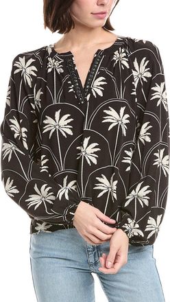 NVLT Nvlt Challis V Neck Blouse