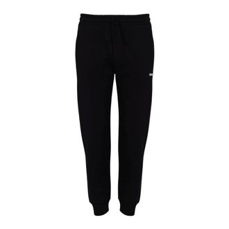 Les Hommes Katoenen joggingbroek - Heren - Broeken - Zwart - Maat: 2XL Katoen