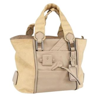 Chlo&eacute; Pre-owned Handbags, female, Beige, Size: ONE SIZE Pre-owned Tote Bag