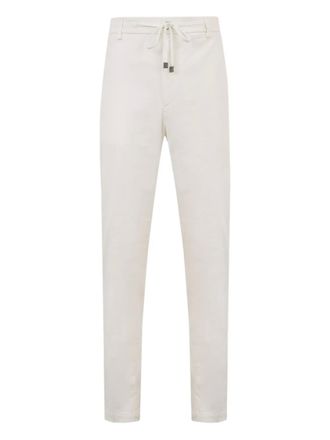 PESERICO gabardine trousers - men - Fabric - 52 - Neutrals