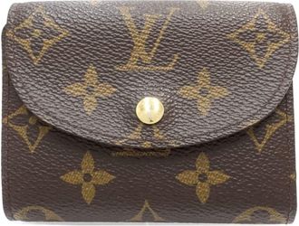 Louis Vuitton Monogram Brown Monogram Wallet (Tri-Fold) (Pre-Owned)