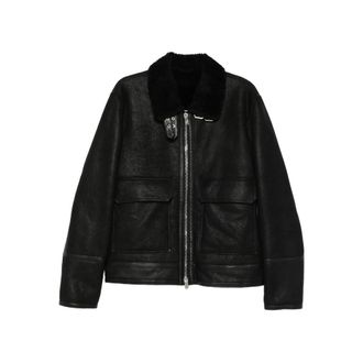 Dondup Flap-pocket Leather Jacket