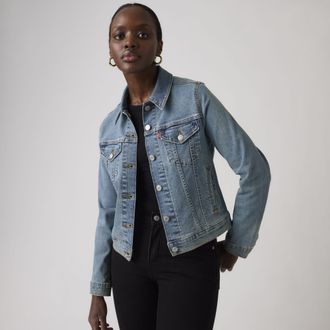 Levi's Original Trucker Jacket - Womens - XS - Blue