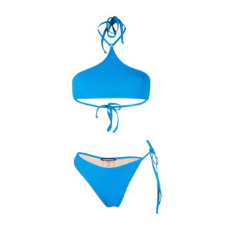ADĀMO Andrea Adamo Mujer, Trajes de ba&ntilde;o, Azul, Talla: S