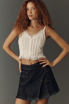 Pilcro Reworked Modern Mini Skirt