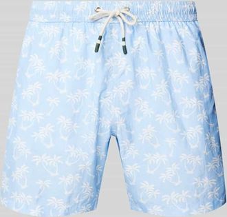 Hartford Badehose mit elastischem Bund in Hellblau, Größe XXL