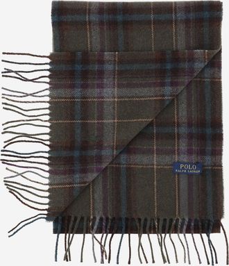 Polo Ralph Lauren Mens Wool Scarf Multicolour Scarfs