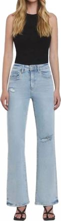 Flying Monkey Crystal Vintage Flare Jeans In Tender