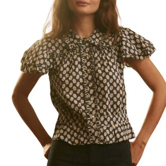 The Great. Womens The Gardenia Top In Mini Evening Daisy