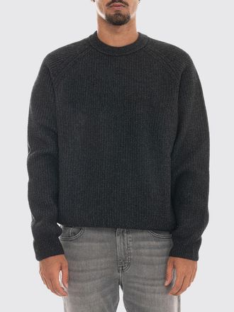HUGO BOSS Maglia girocollo in misto lana vergine con vestibilit&agrave; relaxed