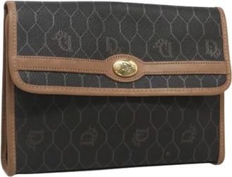 Dior Pre-owned Clutches, female, Black, Size: ONE SIZE Pre-owned Pouch
