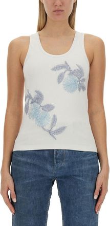 Bottega Veneta Embroidered Cotton Top