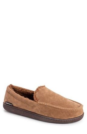 Muk Luks Faux Shearling Lined Slipper in Brown at Nordstrom Rack, Size Small
