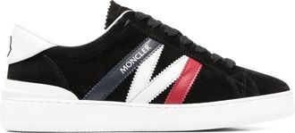 Moncler Monaco low-top sneakers - men - Calf Suede/Rubber/Calf Leather - 41.5 - Black