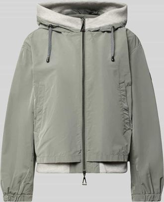 Gil Bret Jacke mit Zweiwege-Rei&szlig;verschluss in Oliv, Gr&ouml;&szlig;e 36