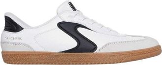 Skechers Heren Su&egrave;de Trainers (Wit/zwart)