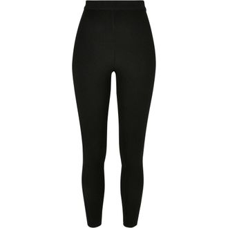 Urban Classics Dames/Dames Rib Riblegging (Zwart)