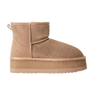 Gaëlle Paris Dames, Schoenen, Bruin, Maat: 35 EU Poliester