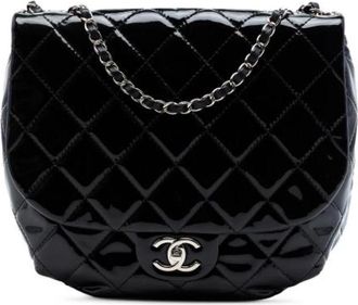 Chanel Pre-owned Vintage Flap Bag - Dames - Vintage Schoudertas - Zwart - ONE Size - Leer - Vintage