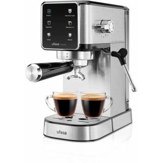 Ufesa Macchina da caff&egrave; espresso Ufesa Arona design moderno nero