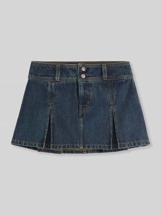 Levi's Ausgestellter Mini-Rock aus reiner Baumwolle in Dunkelblau, Gr&ouml;&szlig;e 24