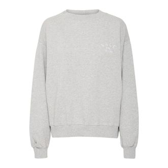 Ball Sweatshirts, female, Gray, S, Grey Melange Crewneck Sweatshirt