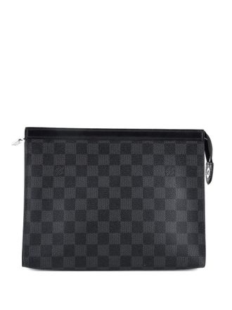 Louis Vuitton Pochette Voyage Damier Graphite MM clutch bag - Zwart