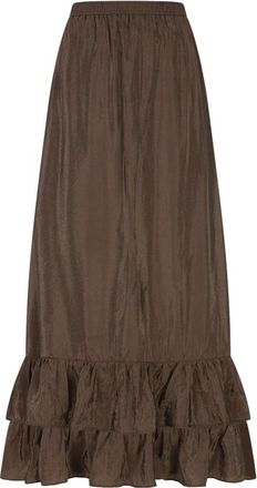 Dante6 Dames, Rokken, Bruin, Maat: XL Zijde