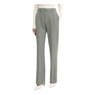 Guess Wijde Broek - Dames - Wijde Broeken - Groen - L - Polyester - Broeken