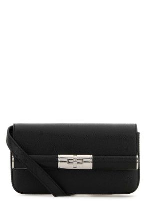 Dolce & Gabbana Black Leather Clutch