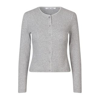Sams&oslash;e & Sams&oslash;e Dames, Truien, Grijs, Maat: S