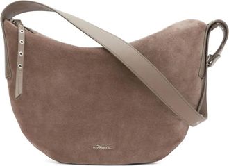 3.1 Phillip Lim Go Hammock bag - women - Calf Leather/Calf Suede - OS - Grey