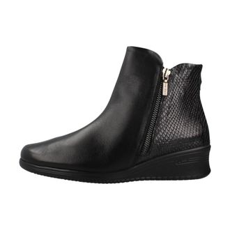 24hrs 26949 Bot&iacute;n Cremallera Lateral - Shoes - Mujer - Negro - 38 EU